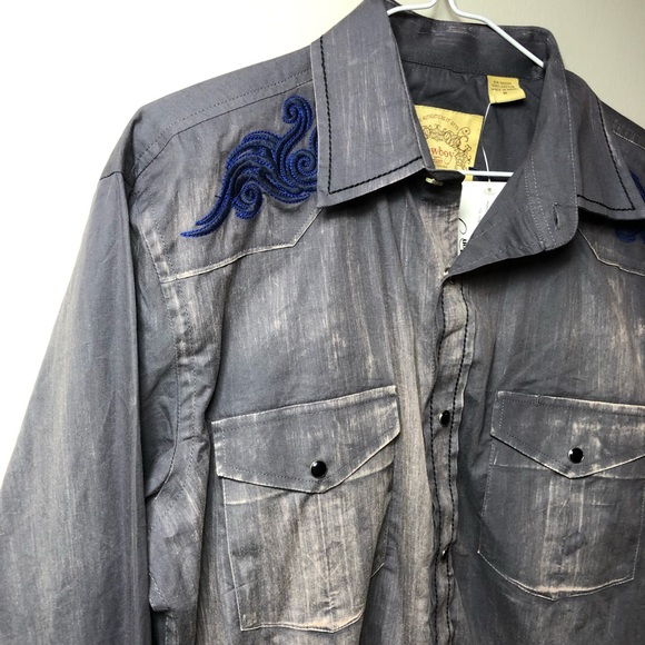 Lammles Cowboy Collection Button Down - Picture 7 of 9